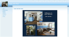 Desktop Screenshot of hotel-villa-rad.de